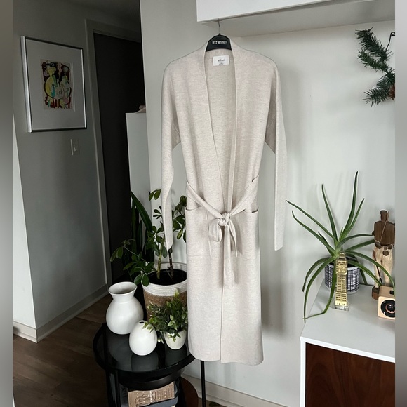 Aritzia Wilfred Belize Cardigan in Heather Birch in Sz M - Picture 5 of 9